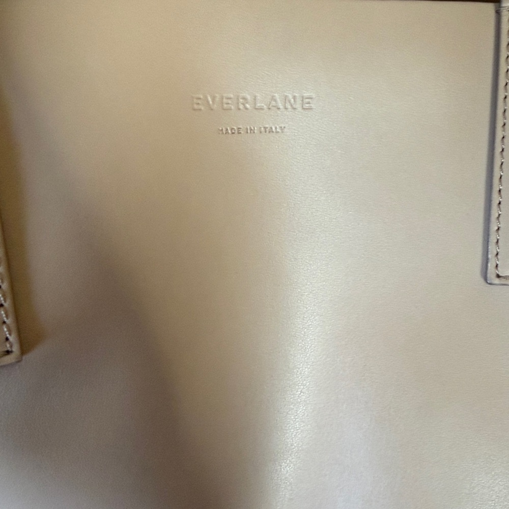 Everlane tan leather tote bag with Cuyana organizer insert - Picture 2 of 10
